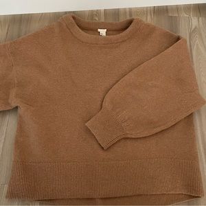H&M Premium Camel Wool Pullover Sweater